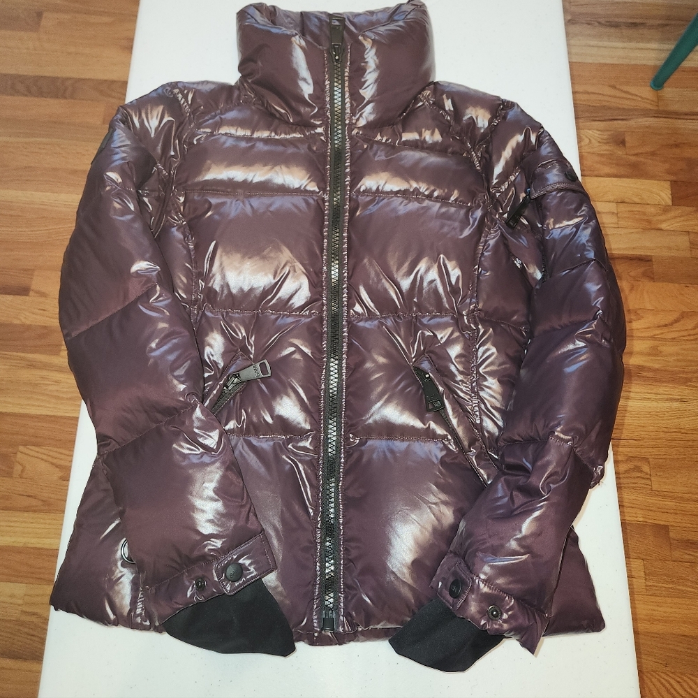 NWOT SAM NEW YORK  FREESTYLE DOWN JACKET MERLOT SZ LG
